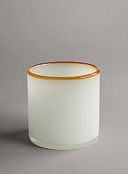 Kerzenhalter M - Harmony (weiß/amber)