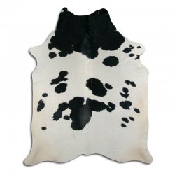 Kuhfell - Schwarz/Weiß 1006