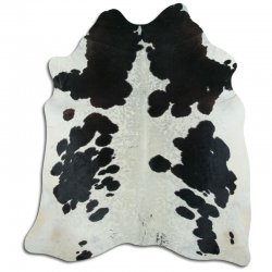 Kuhfell - Schwarz/Weiß 1009