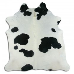 Kuhfell - Schwarz/Weiß 1010