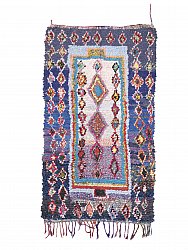 Marokkanischer Berber Teppich Boucherouite 250 x 140 cm