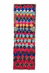 Marokkanischer Berber Teppich Boucherouite 315 x 100 cm