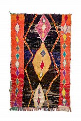 Marokkanische Berber Teppich Boucherouite 230 x 150 cm