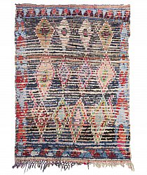 Marokkanischer Berber Teppich Boucherouite 215 x 155 cm