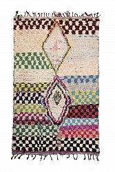 Marokkanischer Berber Teppich Boucherouite 240 x 145 cm