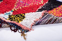 Marokkanische Berber Teppich Boucherouite 345 x 150 cm