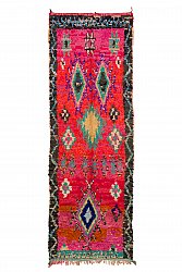 Marokkanischer Berber Teppich Boucherouite 330 x 115 cm