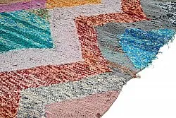 Marockansk Boucherouite-matta 135 x 260 cm