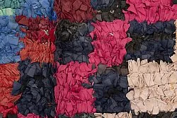Marokkanische Berber Teppich Boucherouite 225 x 155 cm