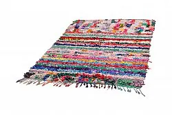 Marokkanischer Berber Teppich Boucherouite 210 x 145 cm