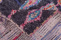 Marokkanische Berber Teppich Boucherouite 260 x 145 cm