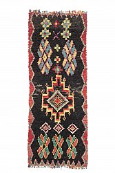 Marokkanischer Berber Teppich Boucherouite 300 x 115 cm