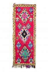 Marokkanischer Berber Teppich Boucherouite 335 x 125 cm