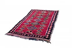 Marokkanischer Berber Teppich Boucherouite 255 x 145 cm