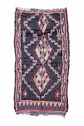 Marokkanischer Berber Teppich Boucherouite 240 x 130 cm