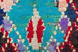 Marokkanischer Berber Teppich Boucherouite 245 x 120 cm