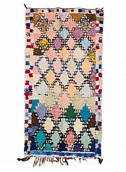 Marokkanischer Berber Teppich Boucherouite 235 x 125 cm