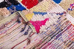 Marokkanische Berber Teppich Boucherouite 245 x 135 cm