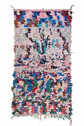 Marokkanischer Berber Teppich Boucherouite 220 x 140 cm