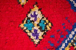 Marokkanischer Berber Teppich Boucherouite 170 x 300 cm
