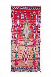 Marokkanischer Berber Teppich Boucherouite 330 x 150 cm