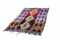 Marokkanische Berber Teppich Boucherouite 245 x 135 cm