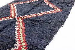 Marokkanische Berber Teppich Boucherouite 265 x 135 cm