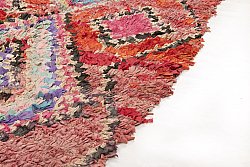 Marokkanische Berber Teppich Boucherouite 245 x 105 cm
