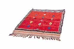 Marokkanische Berber Teppich Boucherouite 170 x 135 cm