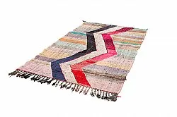 Marokkanischer Berber Teppich Boucherouite 125 x 220 cm