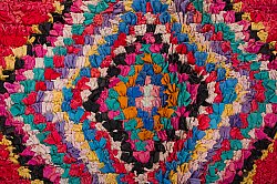 Marokkanischer Berber Teppich Boucherouite 290 x 140 cm