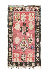Marokkanische Berber Teppich Boucherouite 235 x 125 cm