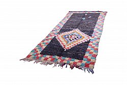 Marokkanische Berber Teppich Boucherouite 295 x 140 cm