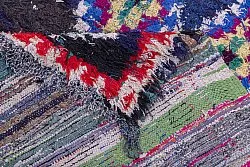 Marokkanischer Berber Teppich Boucherouite 265 x 140 cm