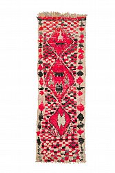 Marokkanischer Berber Teppich Boucherouite 265 x 85 cm