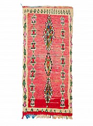 Marokkanischer Berber Teppich Boucherouite 225 x 90 cm