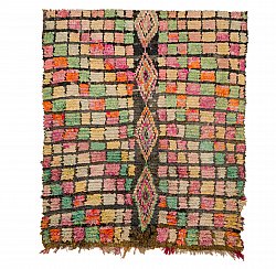 Marokkanischer Berber Teppich Boucherouite 185 x 160 cm