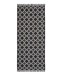 Kunststoffteppiche - Der Horred-Teppich Leia (schwarz)