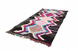 Marokkanischer Berber Teppich Boucherouite 150 x 315 cm