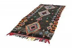 Marokkanischer Berber Teppich Boucherouite 285 x 120 cm
