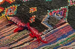 Marokkanischer Berber Teppich Boucherouite 285 x 120 cm