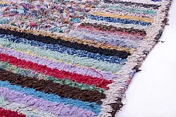 Marokkanischer Berber Teppich Boucherouite 280 x 110 cm