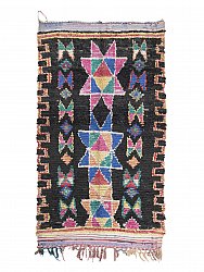 Marokkanischer Berber Teppich Boucherouite 260 x 150 cm