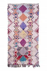 Marokkanischer Berber Teppich Boucherouite 265 x 135 cm