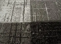 Wilton-Teppich - London Square (schwarz)