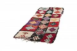 Marokkanischer Berber Teppich Boucherouite 200 x 85 cm