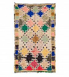 Marokkanischer Berber Teppich Boucherouite 200 x 115 cm
