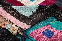 Marokkanischer Berber Teppich Boucherouite 140 x 225 cm
