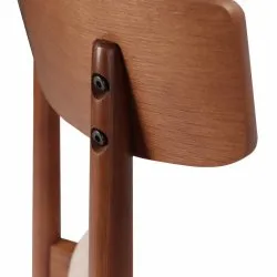 Stuhl - Ystad (nussbaum/beige) - 2 Stck.