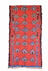Marokkanischer Berber Teppich Boucherouite 345 x 175 cm